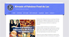 Desktop Screenshot of fdlkiwanis.org